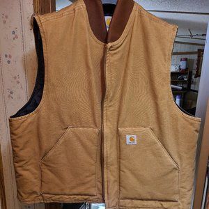 Carhartt Brown Duck Vest   XXL